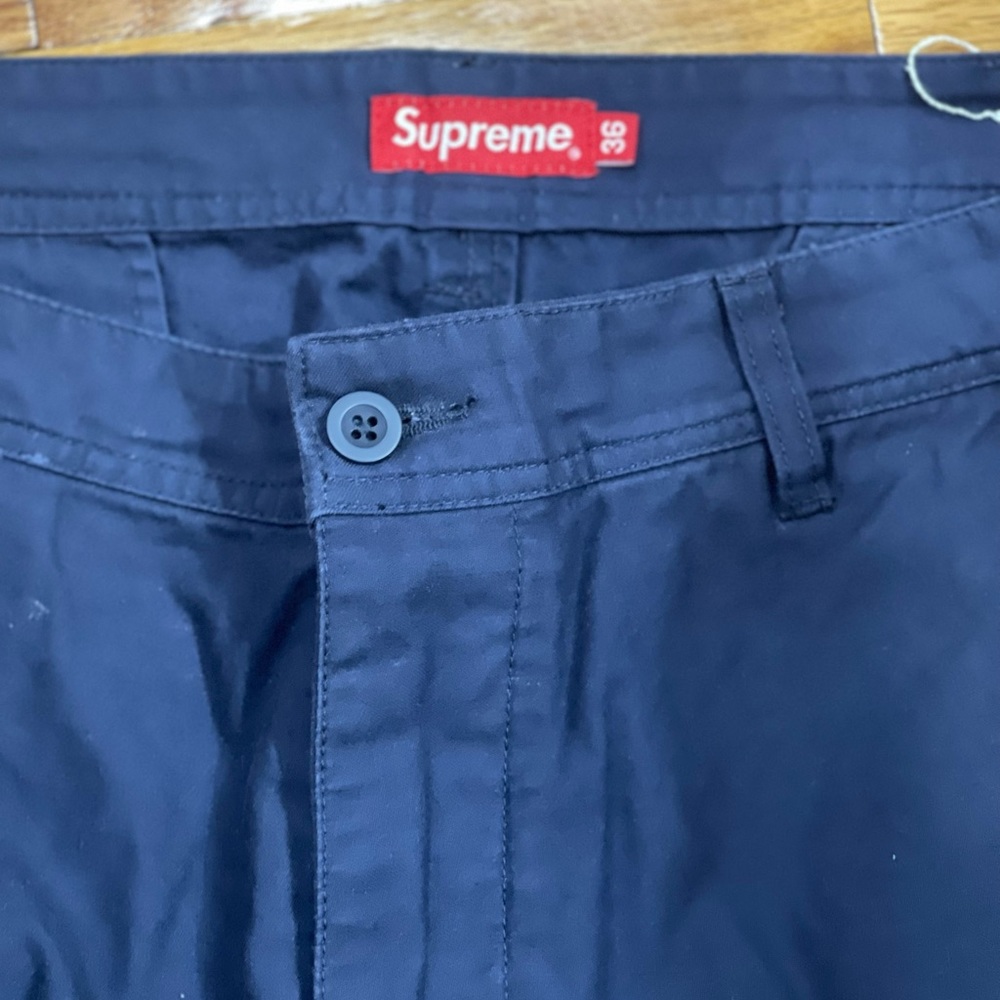 Suprem cargo pants blue sz 36